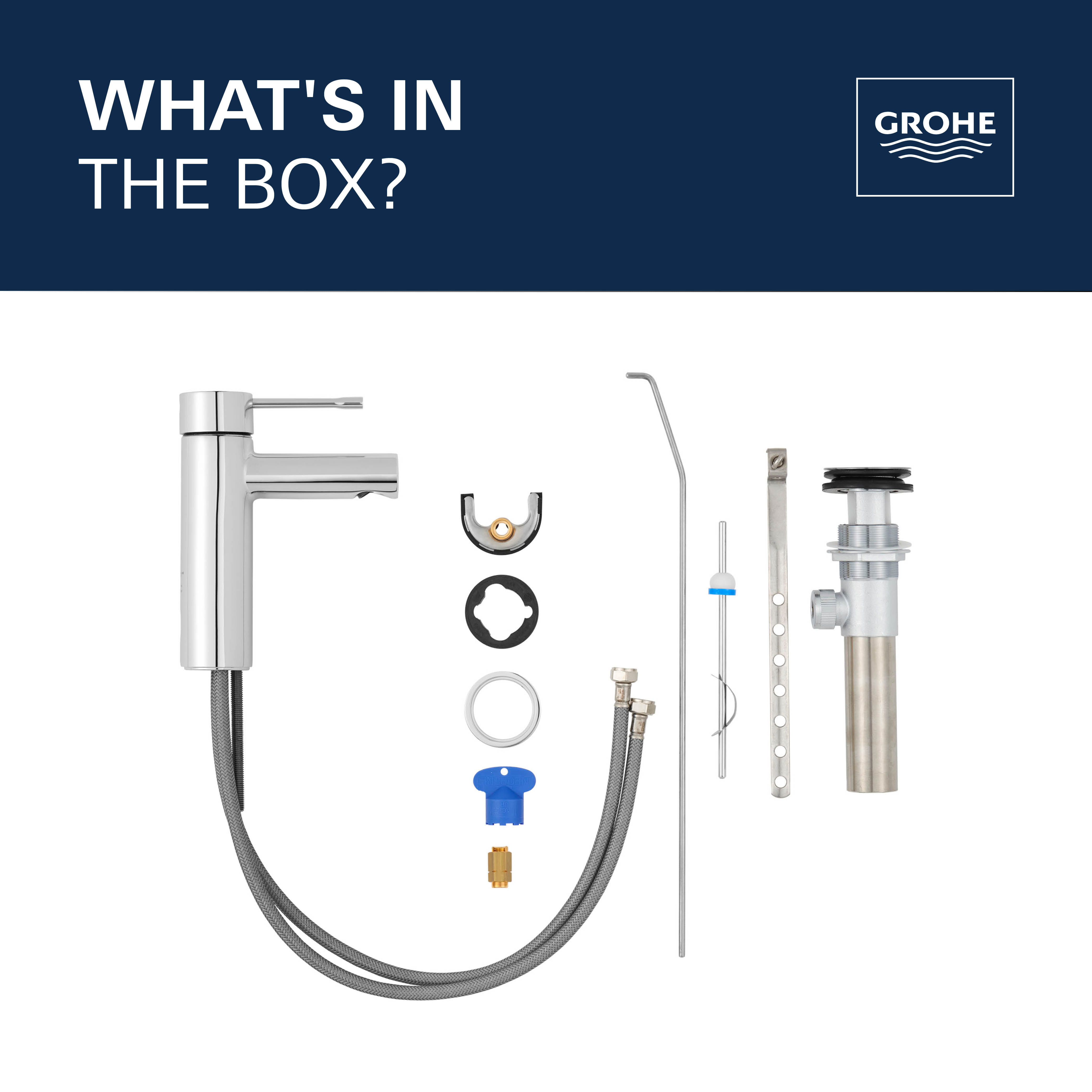 Single Hole SingleHandle SSize Bathroom Faucet 4.5 L/min (1.2 gpm)